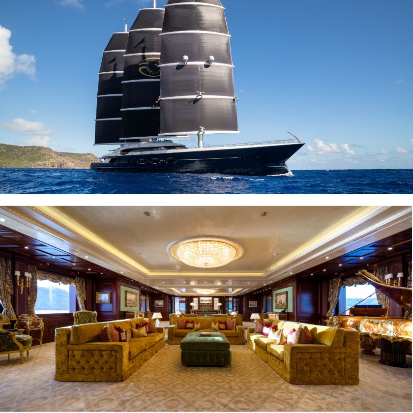 107m BLACK PEARL : Disponible pour la St. Barth Bucket !