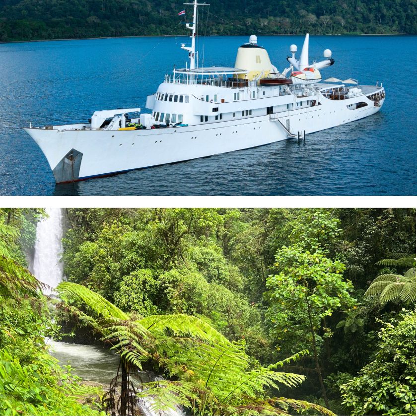 Yacht Iconique 99m CHRISTINA O : "Fam Trip" au Costa Rica !