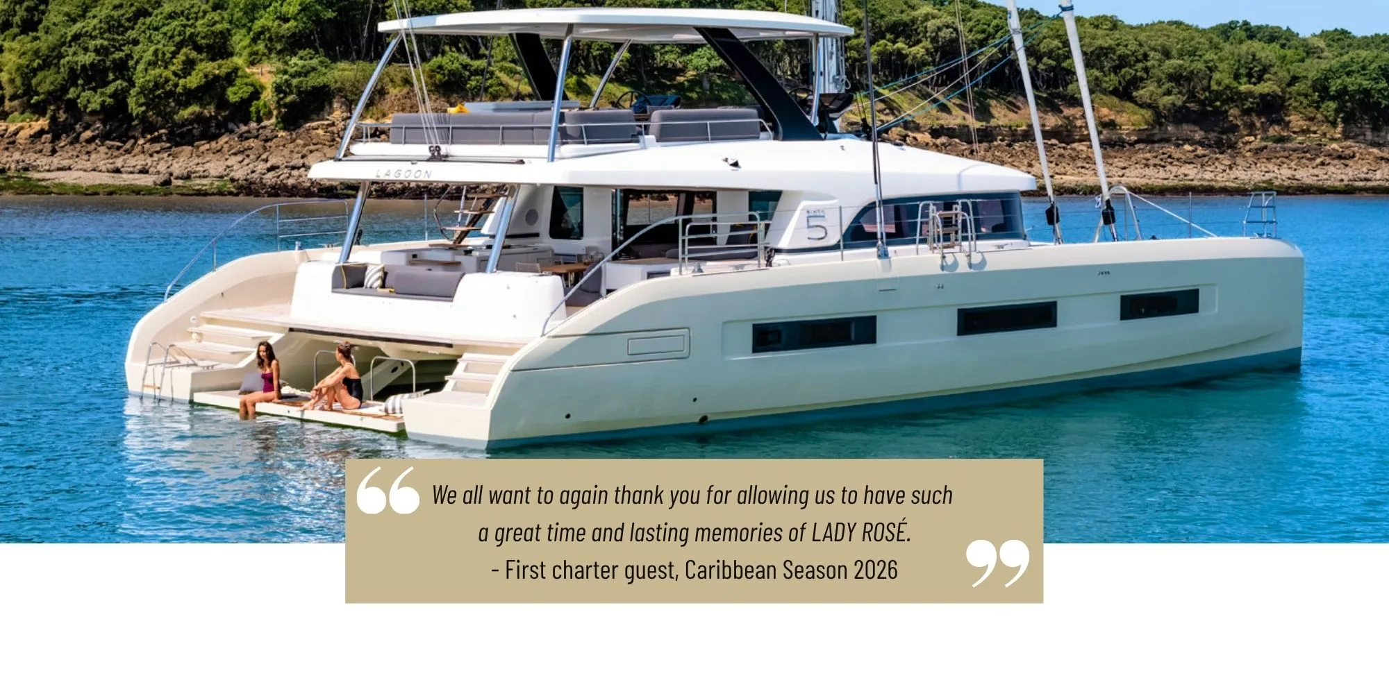 LADY ROSÉ : Avis 5 étoiles pour son premier charter !