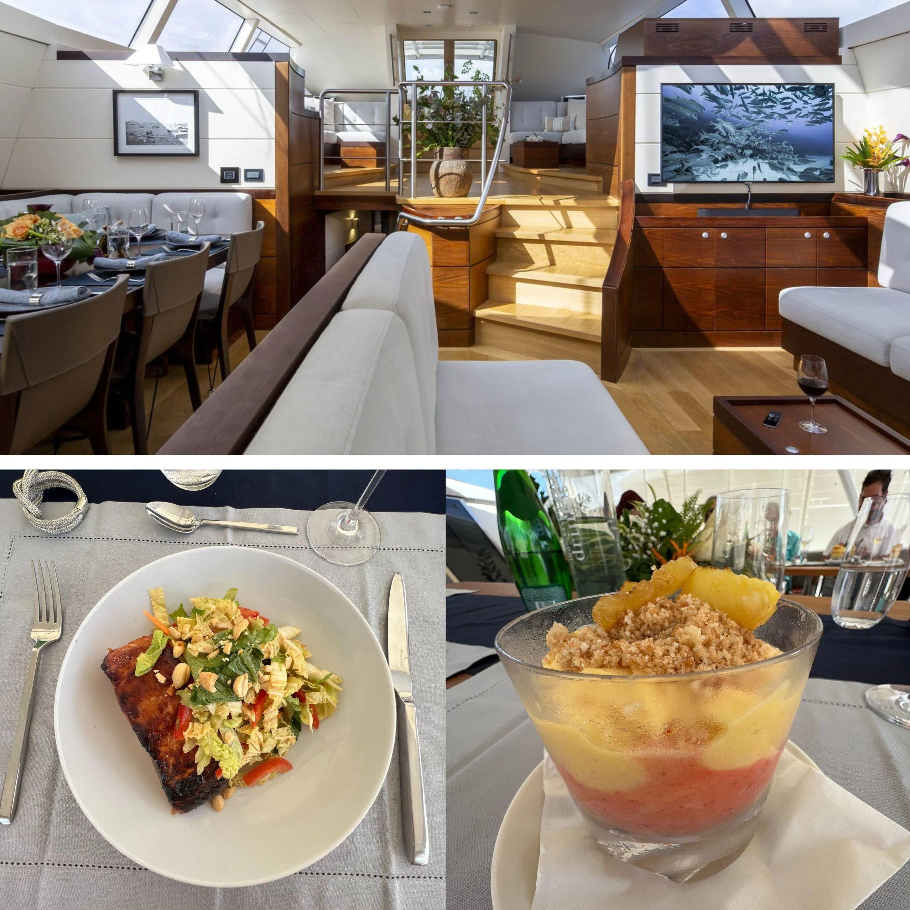 RADIANCE: Déjeuner à bord