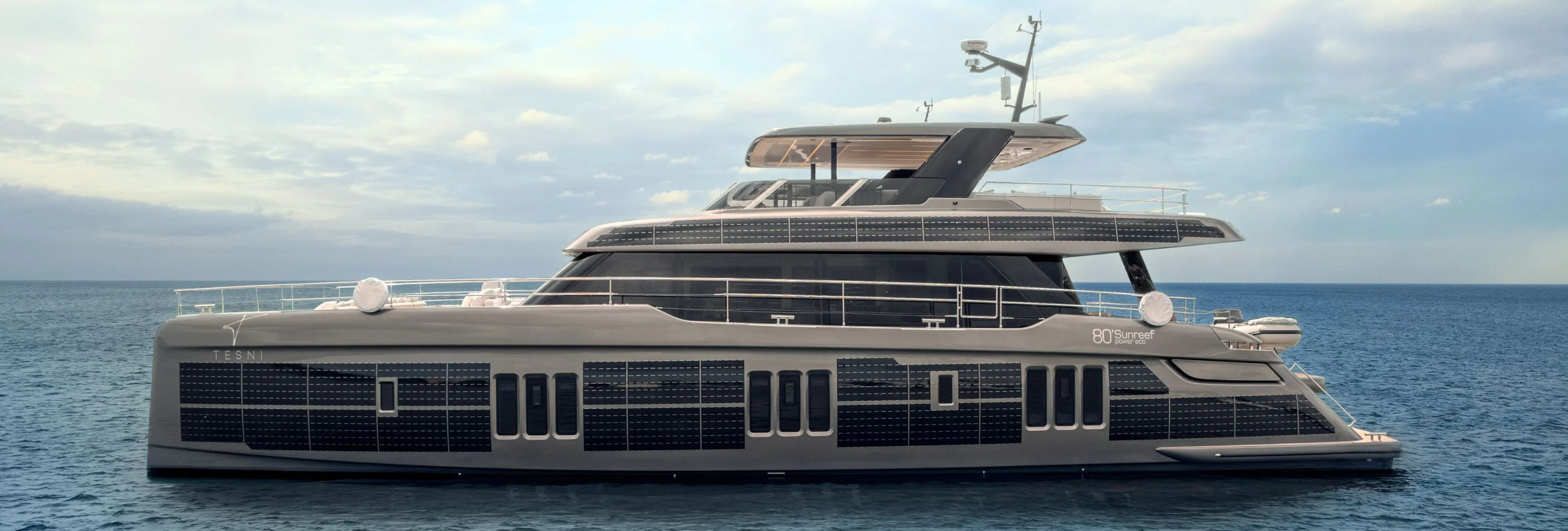 80 Sunreef Power TESNI : Nouveau Catamaran dans la Flotte BGYB