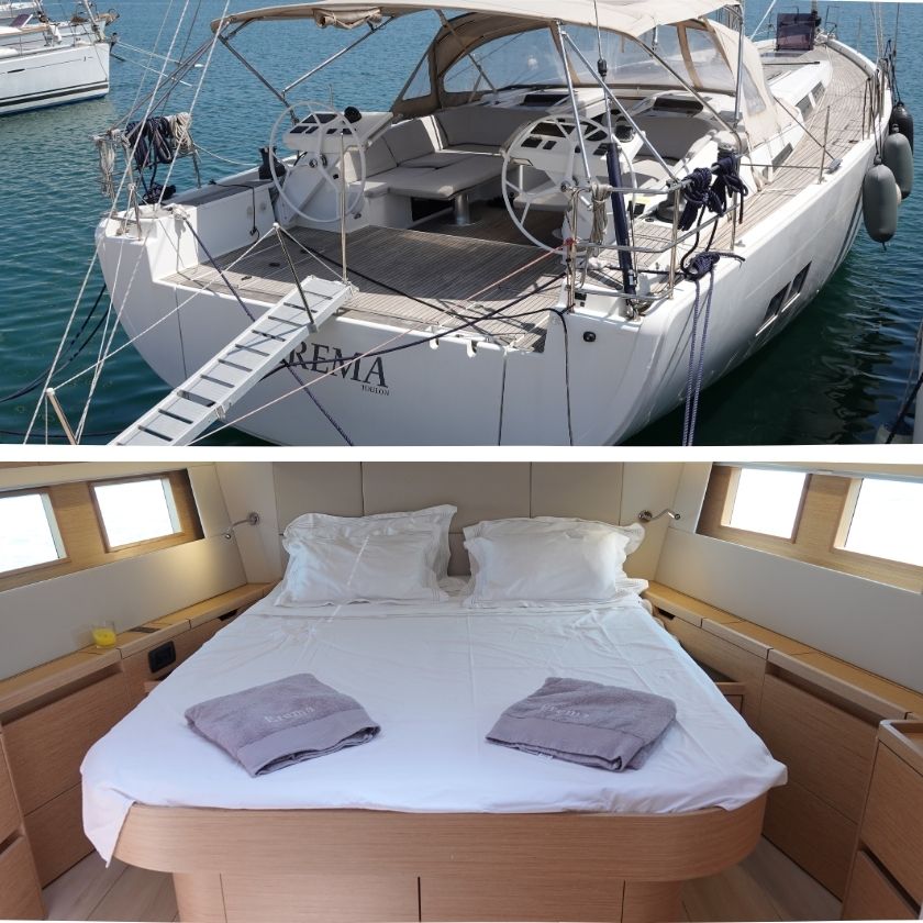 EREMA : Nouvelles photos de ce voilier Hanse 588 !
