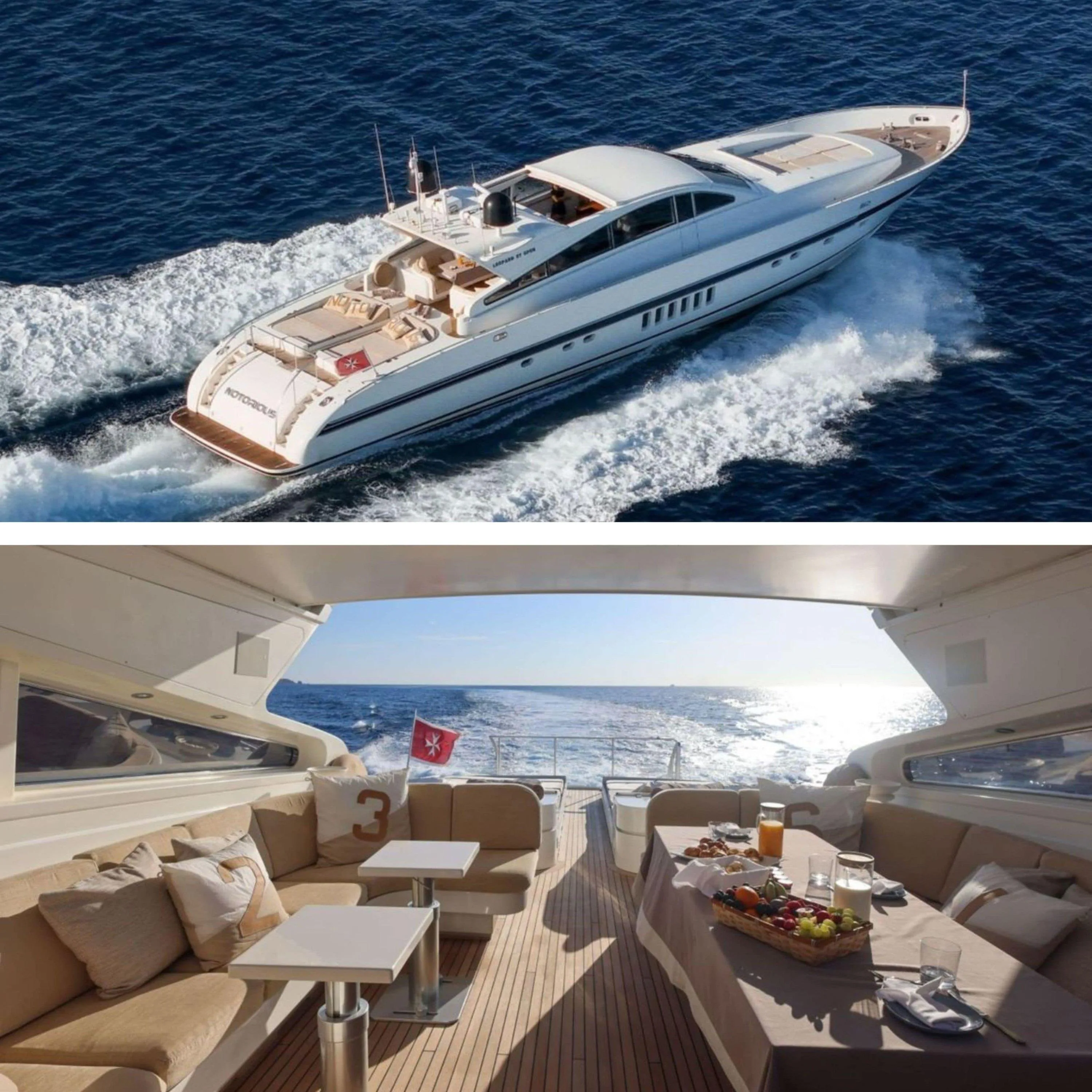 NOTORIOUS : Nouveau yacht à moteur disponible à la vente !