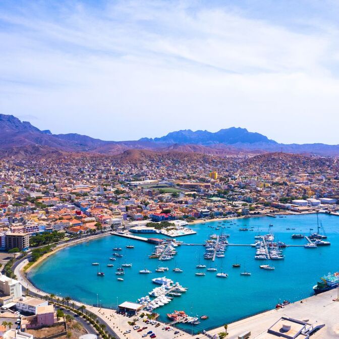 Débarquement à Mindelo 