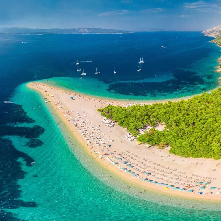 Zlatni Rat, la plage "Corne d'Or"