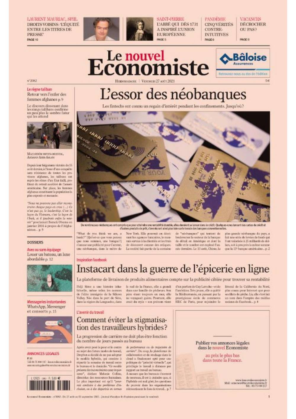 Le Nouvel Economiste Août 2021