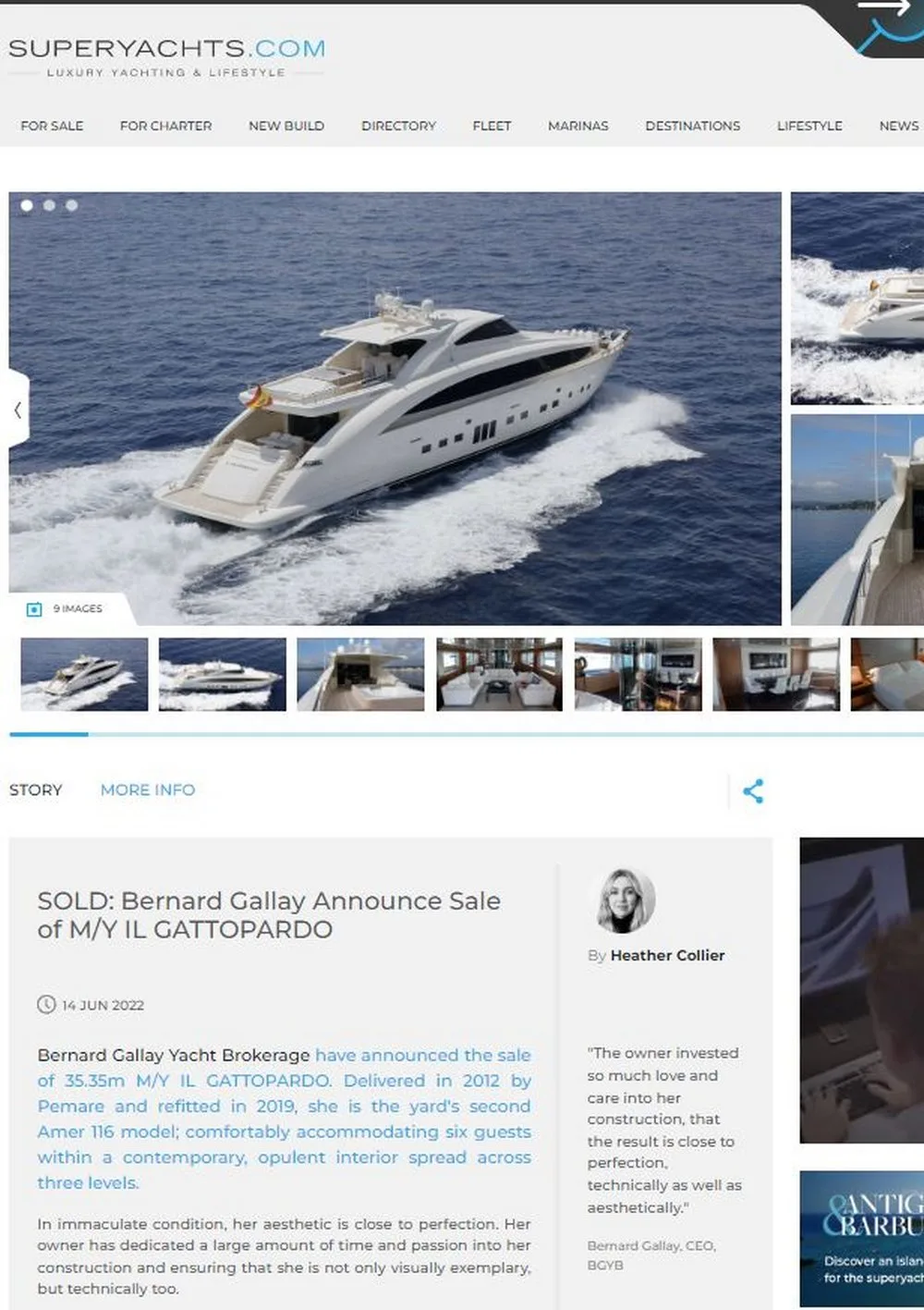 Superyachts.com - IL GATTOPARDO Vendu !