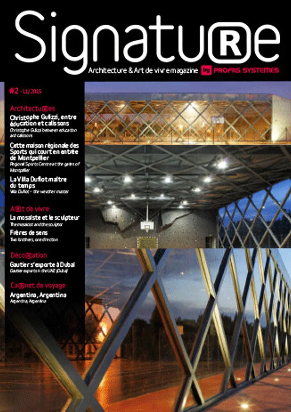 Article du magazine Signature - 100' Finot Conq NOMAD IV